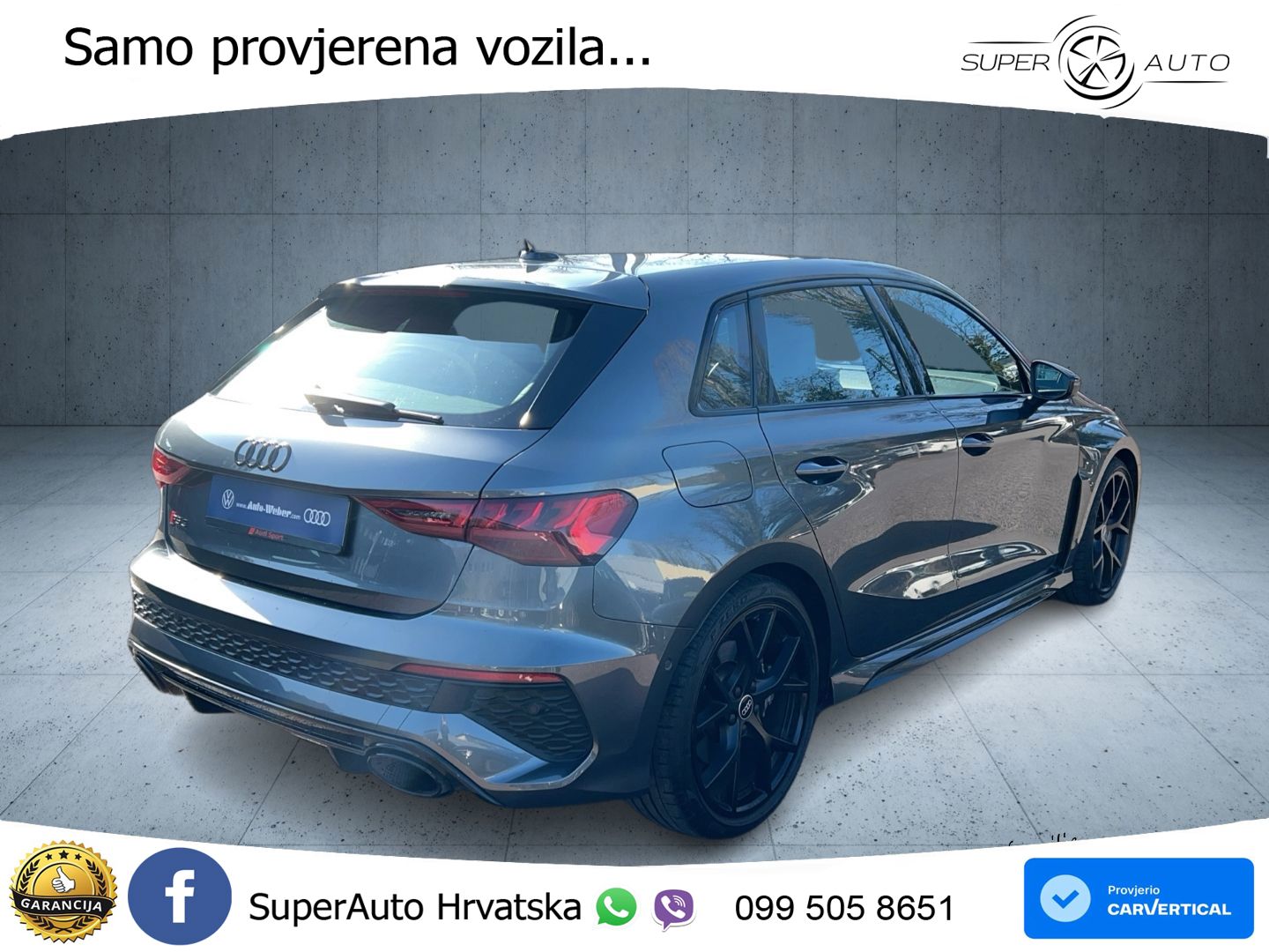 Audi RS3 Sportback 2.5 TFSI (400 KS) quattro S tronic