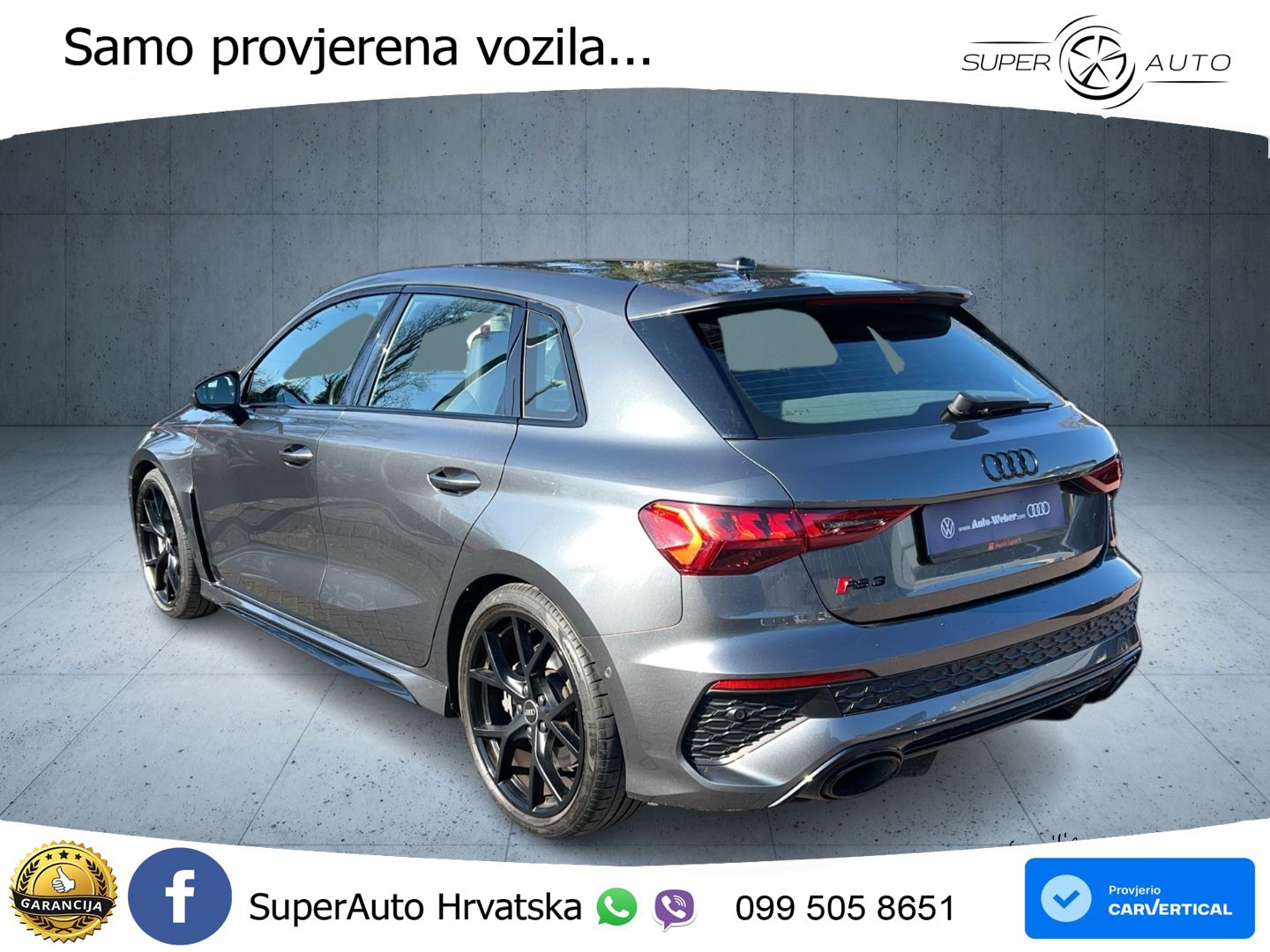 Audi RS3 Sportback 2.5 TFSI (400 KS) quattro S tronic