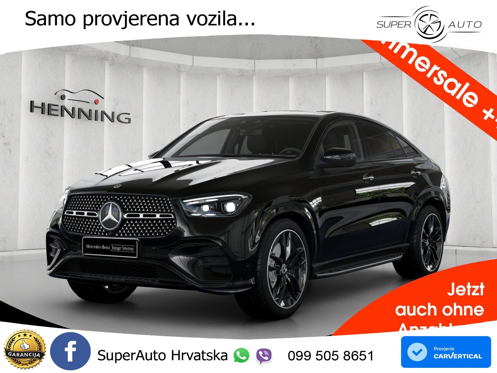 Mercedes GLE Coupe 450d (367 KS) EQ Boost 4MATIC 9G-TRONIC AMG LED+GR SJED+ACC