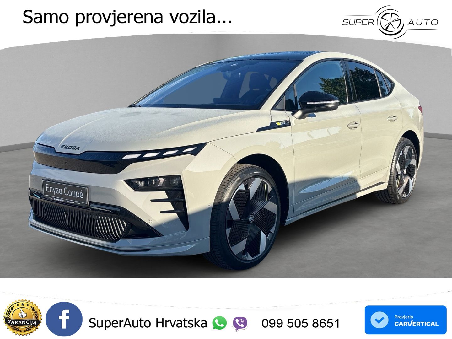 Škoda Enyaq Coupe iV RS 82 kWh (340 KS) AWD LED+GR SJED+ACC
