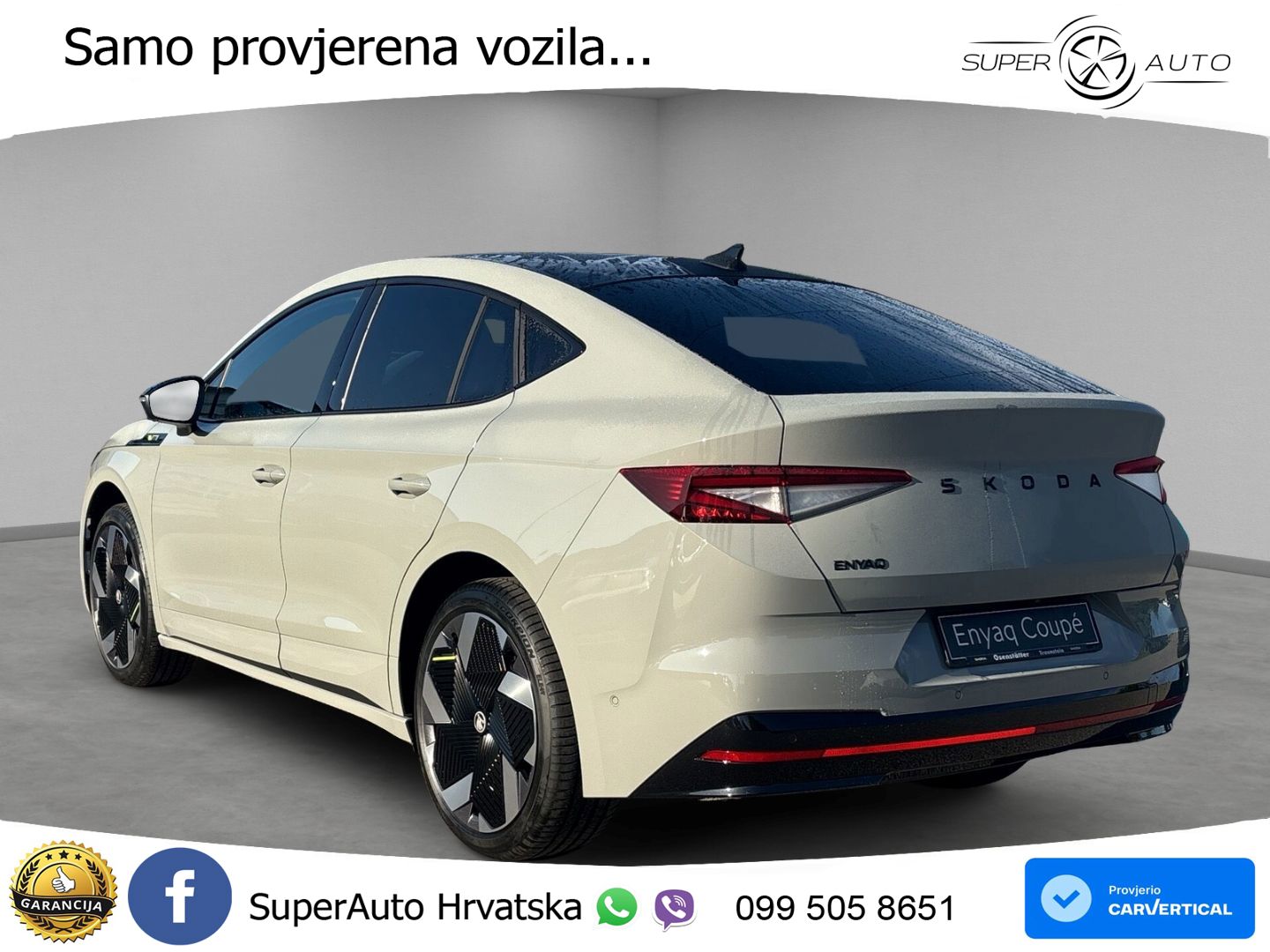 Škoda Enyaq Coupe iV RS 82 kWh (340 KS) AWD LED+GR SJED+ACC