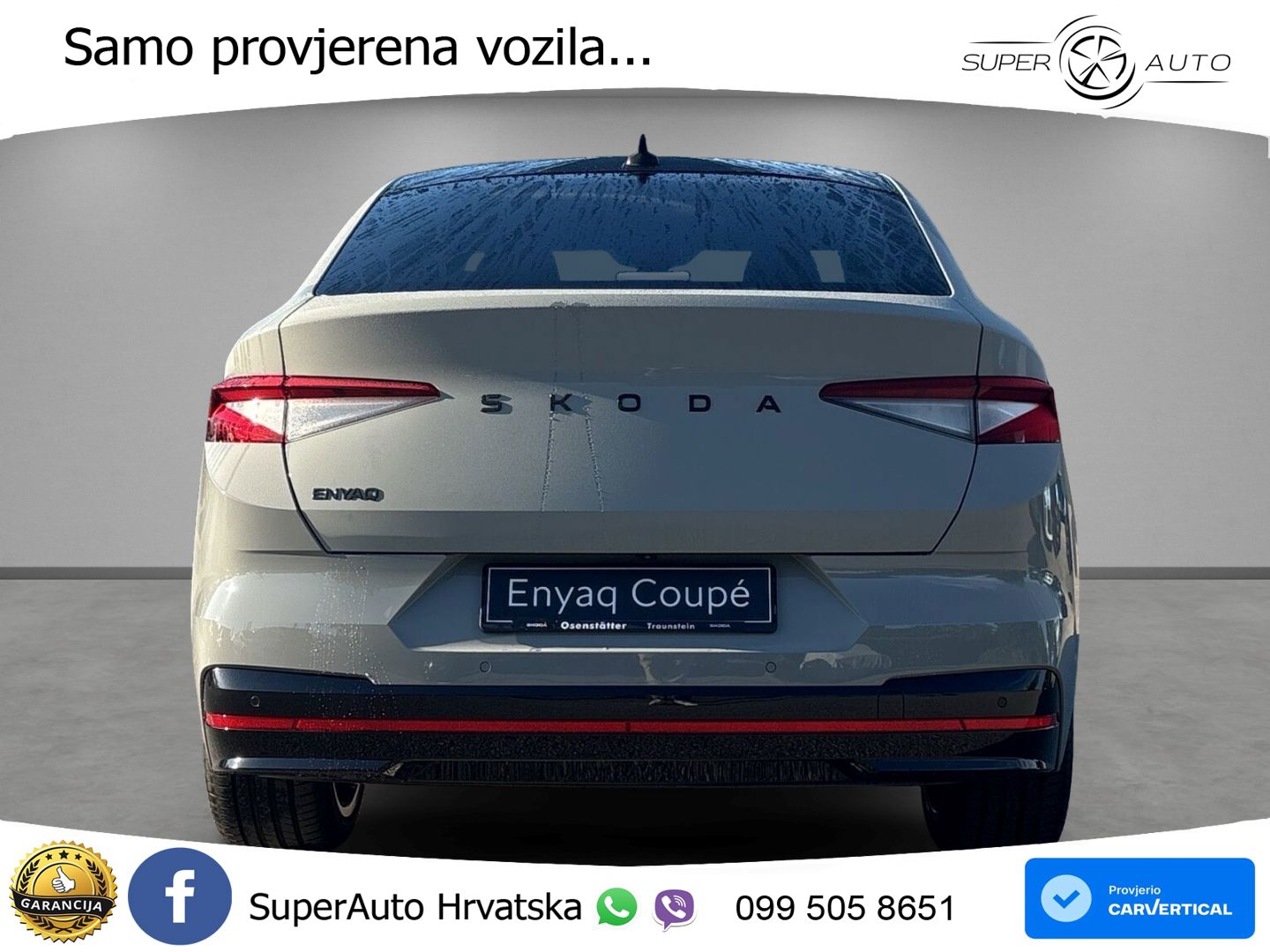 Škoda Enyaq Coupe iV RS 82 kWh (340 KS) AWD LED+GR SJED+ACC