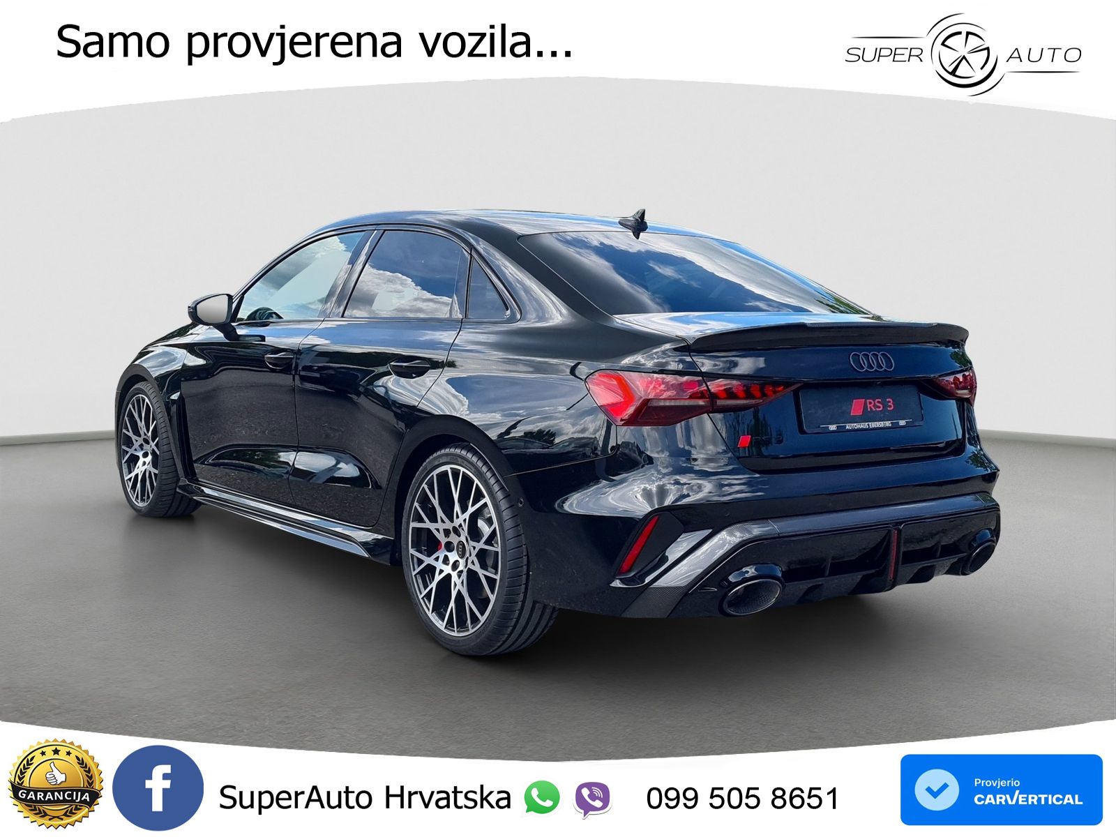 Audi RS3 Sedan 2.5 TFSI (400 KS) quattro S tronic LED+GR SJED+ACC