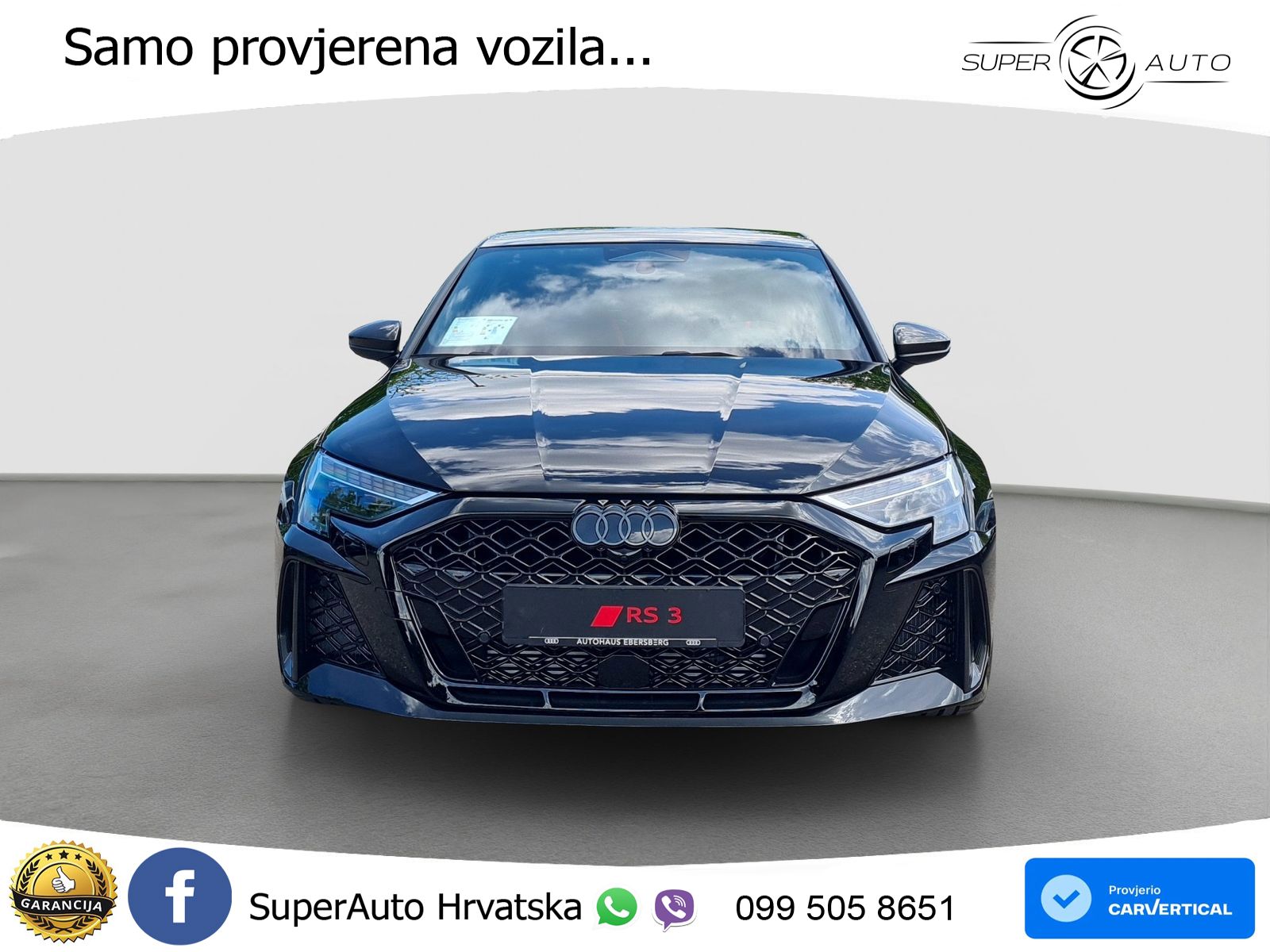 Audi RS3 Sedan 2.5 TFSI (400 KS) quattro S tronic LED+GR SJED+ACC