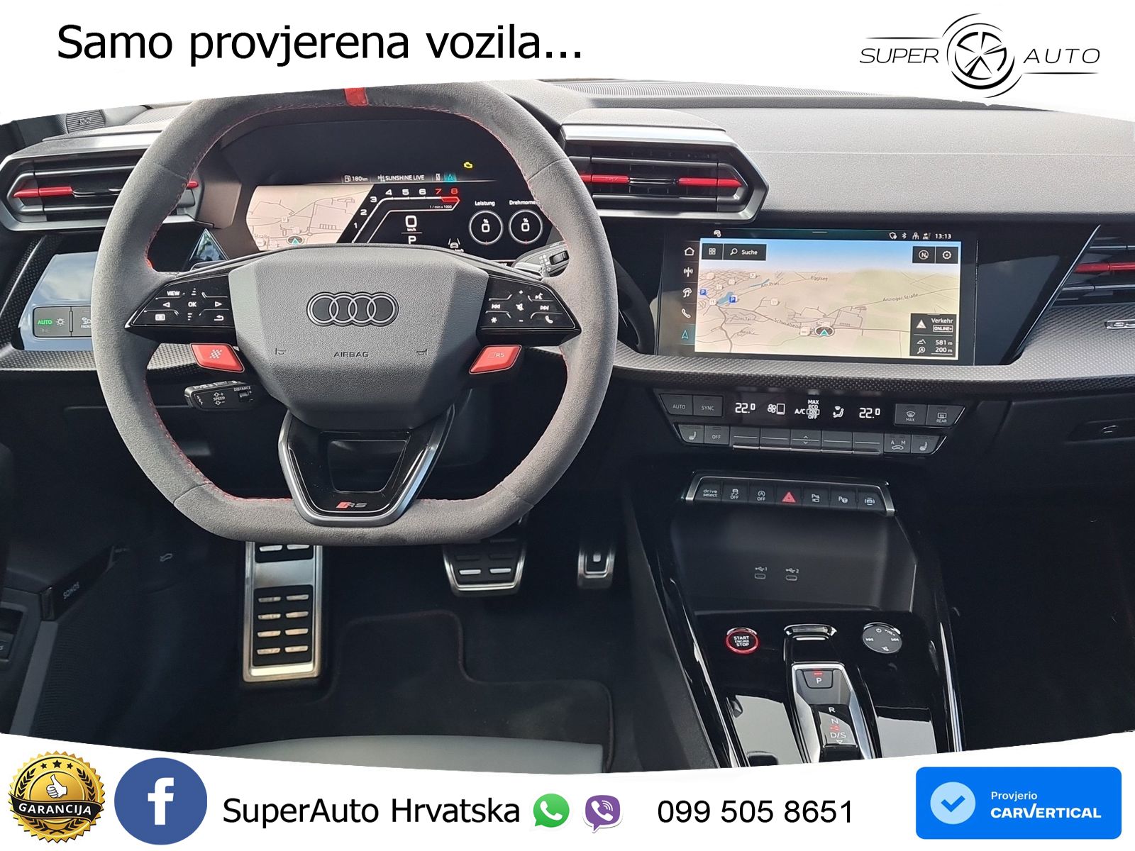 Audi RS3 Sedan 2.5 TFSI (400 KS) quattro S tronic LED+GR SJED+ACC