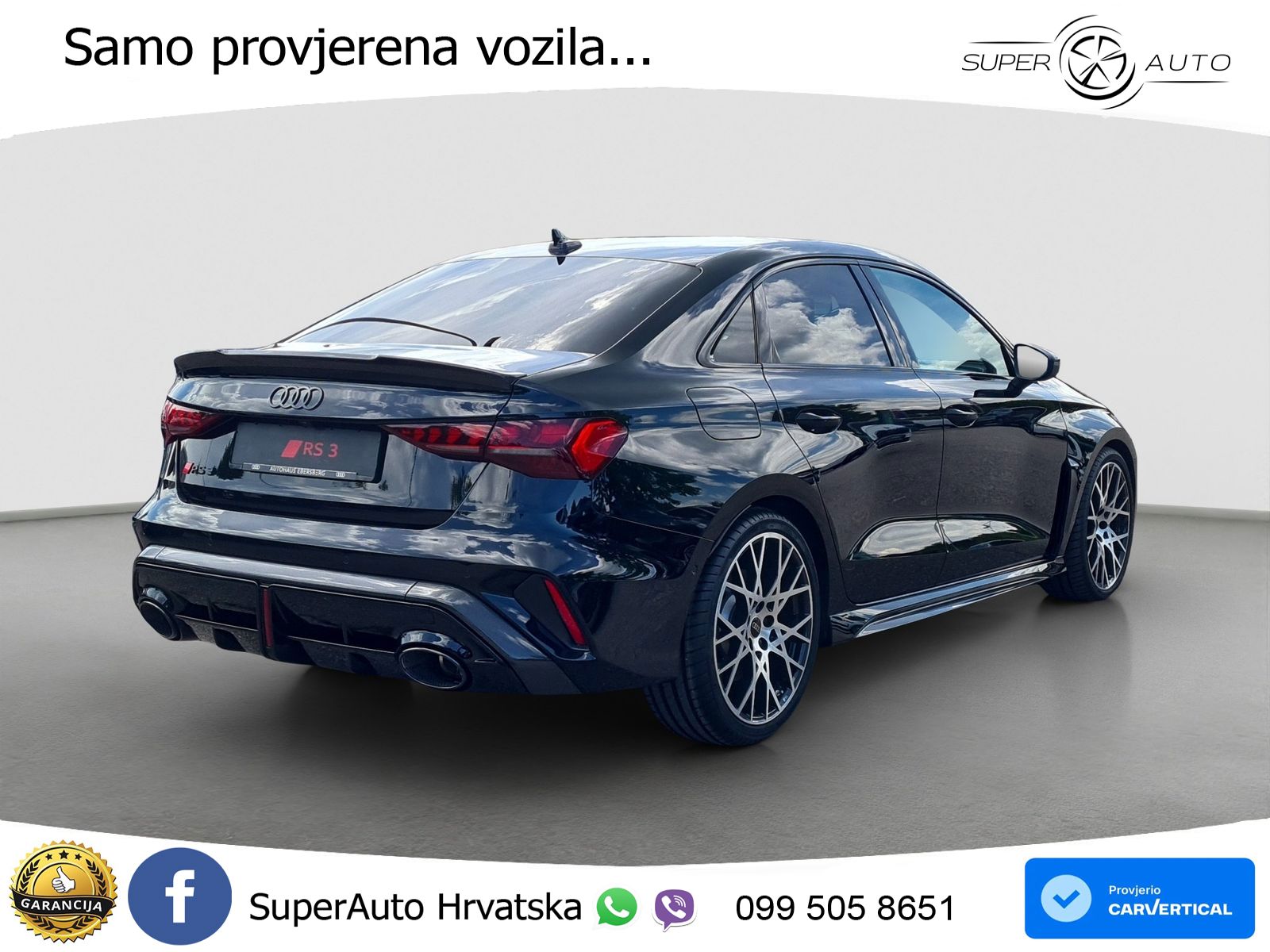 Audi RS3 Sedan 2.5 TFSI (400 KS) quattro S tronic LED+GR SJED+ACC