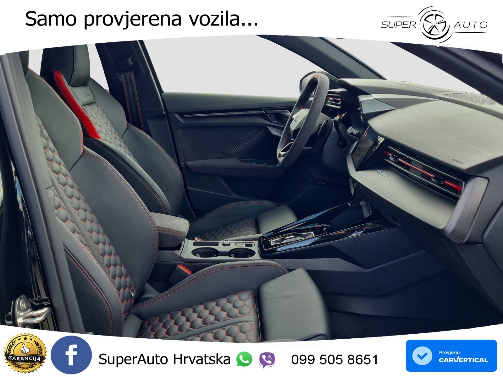 Audi RS3 Sedan 2.5 TFSI (400 KS) quattro S tronic LED+GR SJED+ACC