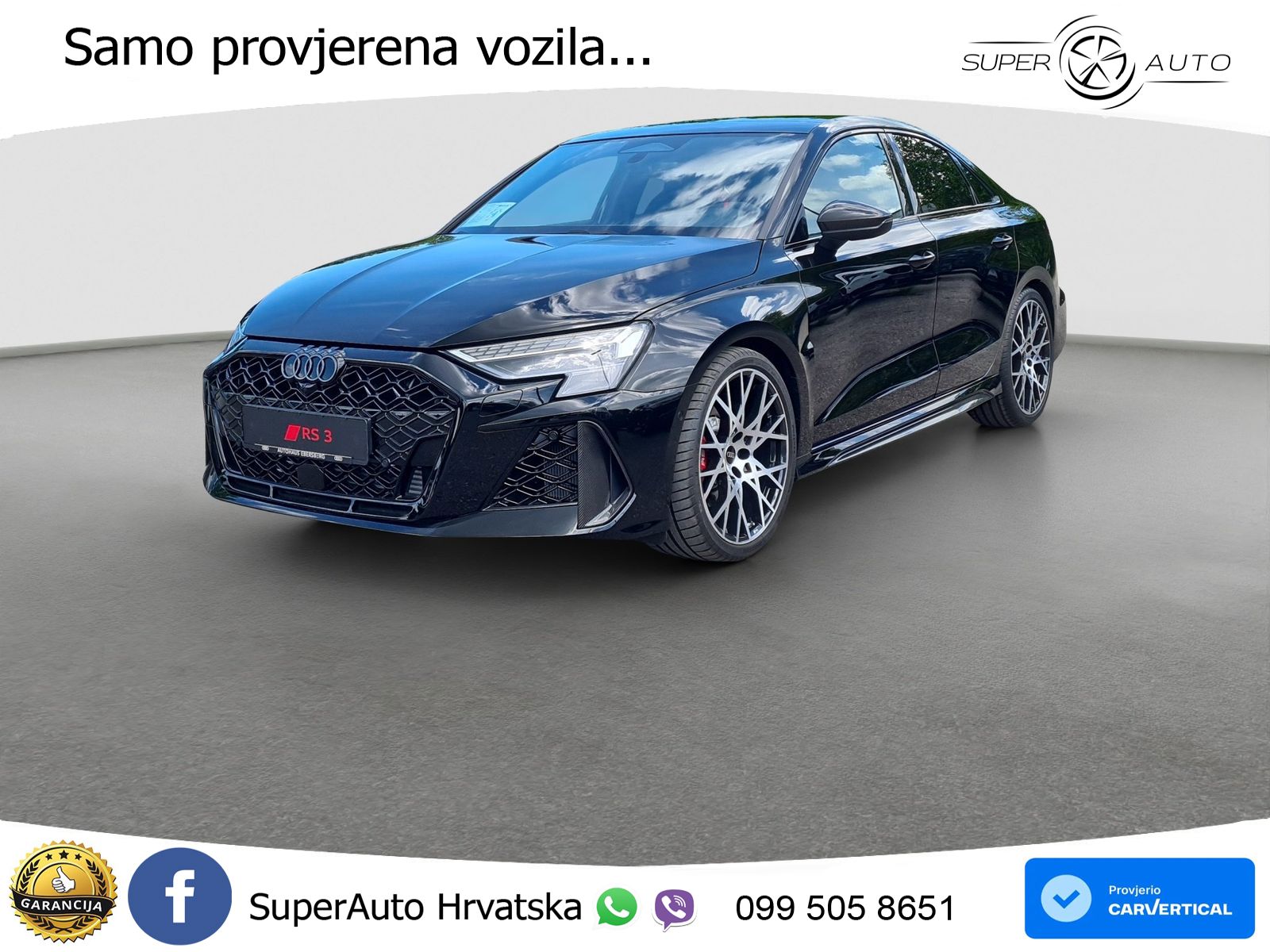 Audi RS3 Sedan 2.5 TFSI (400 KS) quattro S tronic LED+GR SJED+ACC