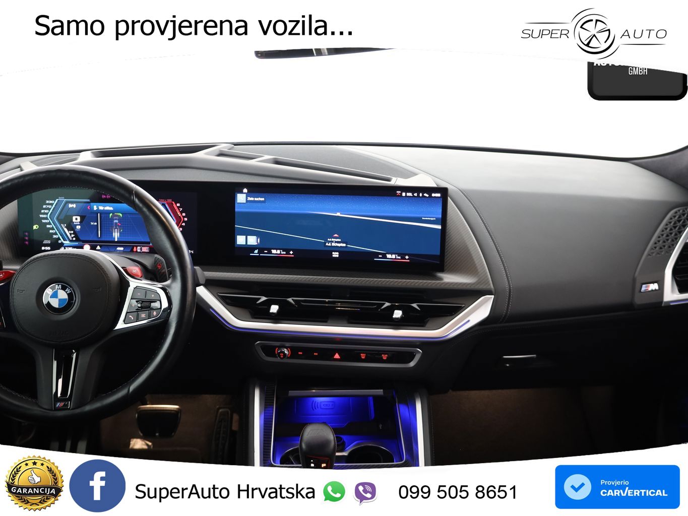 BMW XM 4.4 V8 (653 KS) xDrive Steptronic LED+GR SJED+ACC