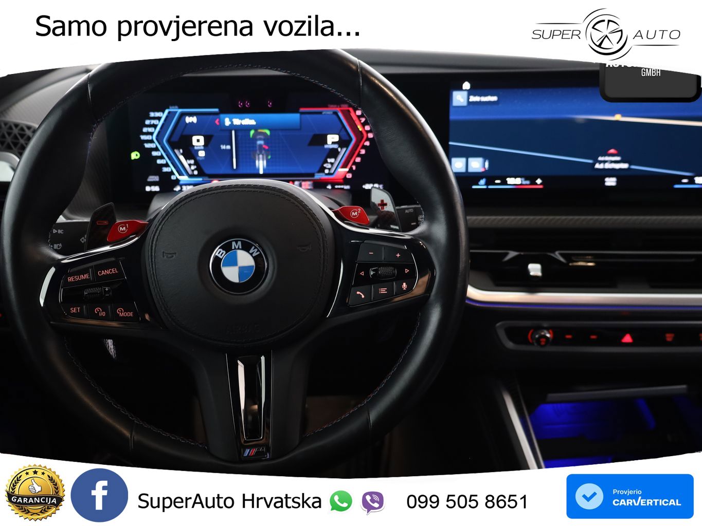 BMW XM 4.4 V8 (653 KS) xDrive Steptronic LED+GR SJED+ACC