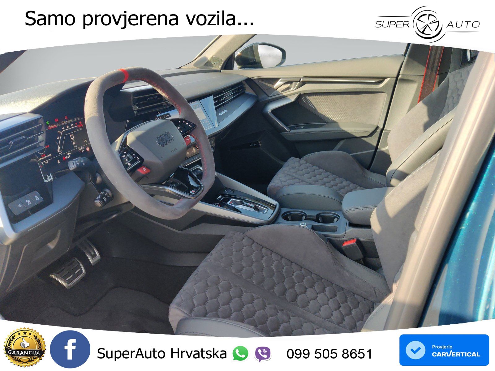 Audi RS3 Sedan 2.5 TFSI (400 KS) quattro S tronic LED+GR SJED+ACC