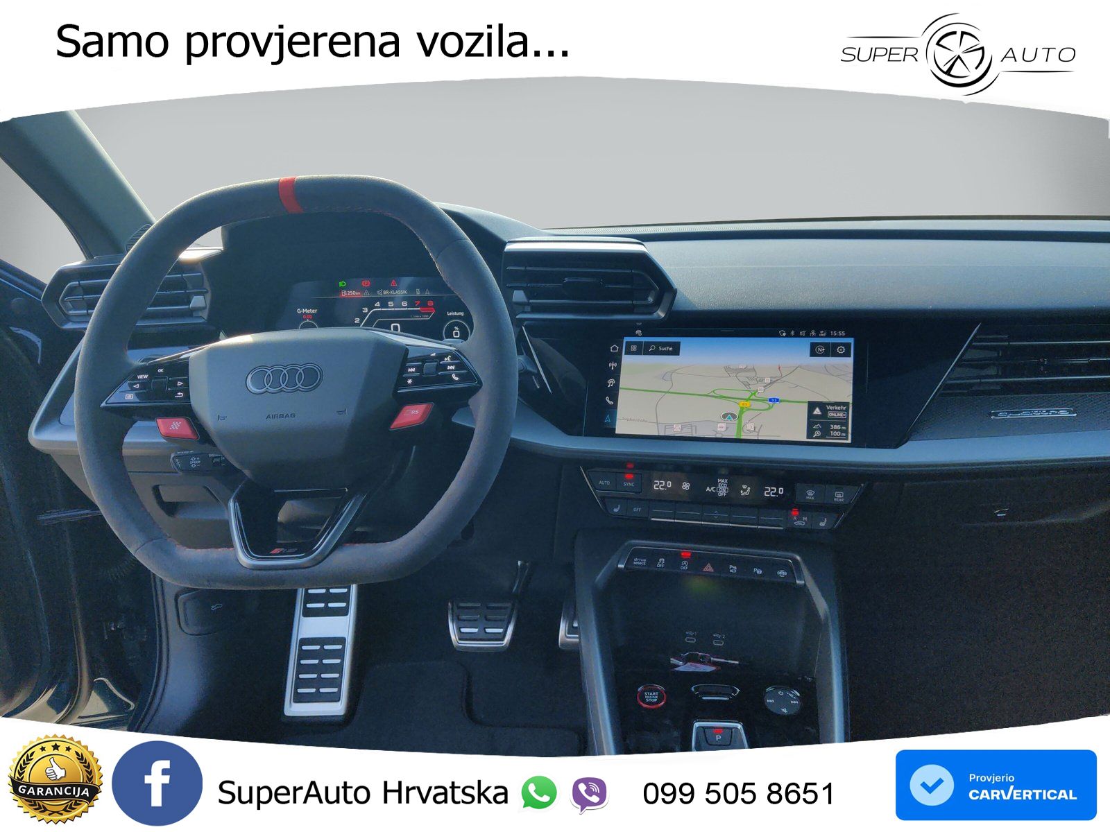 Audi RS3 Sedan 2.5 TFSI (400 KS) quattro S tronic LED+GR SJED+ACC
