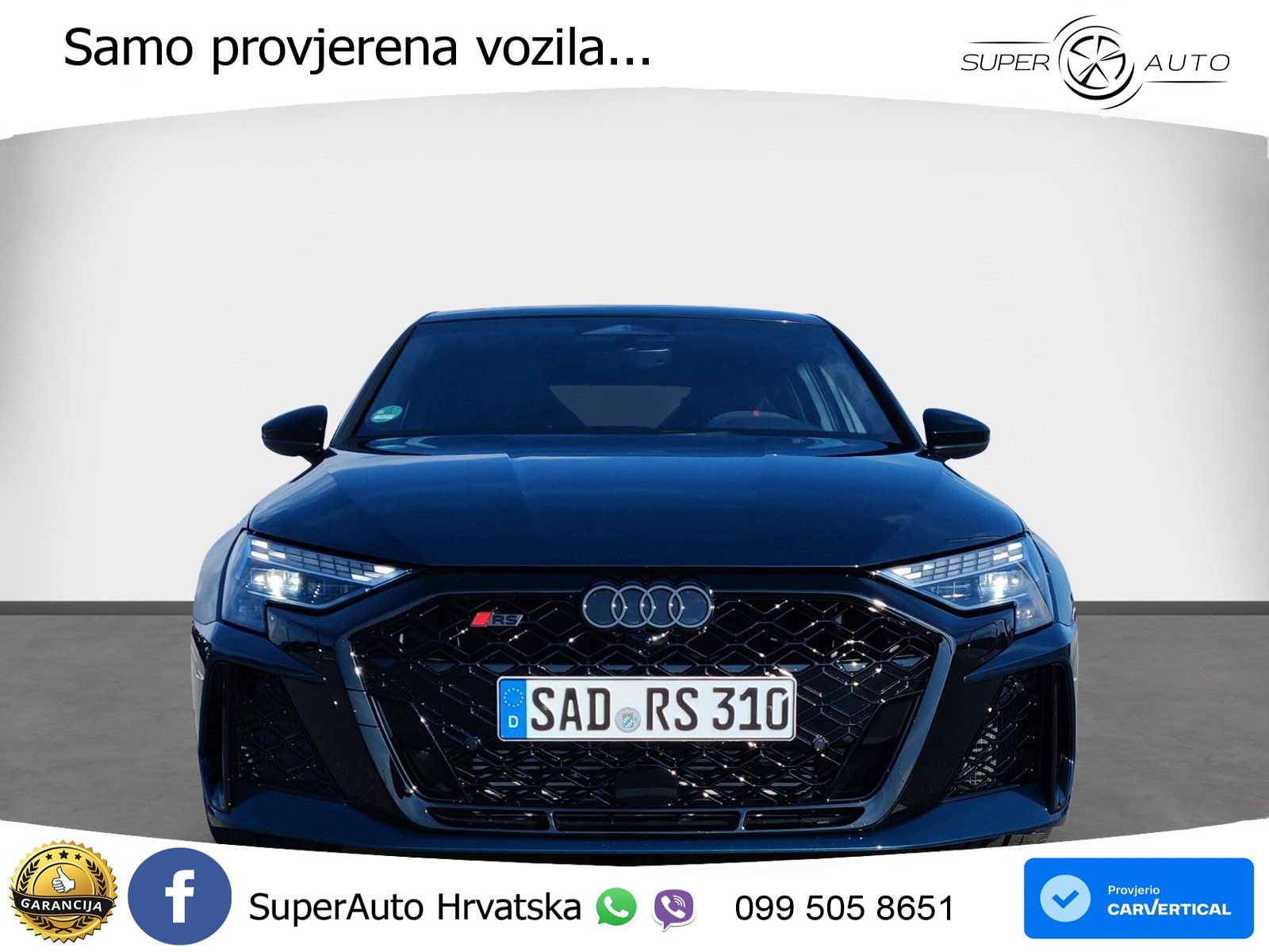Audi RS3 Sedan 2.5 TFSI (400 KS) quattro S tronic LED+GR SJED+ACC
