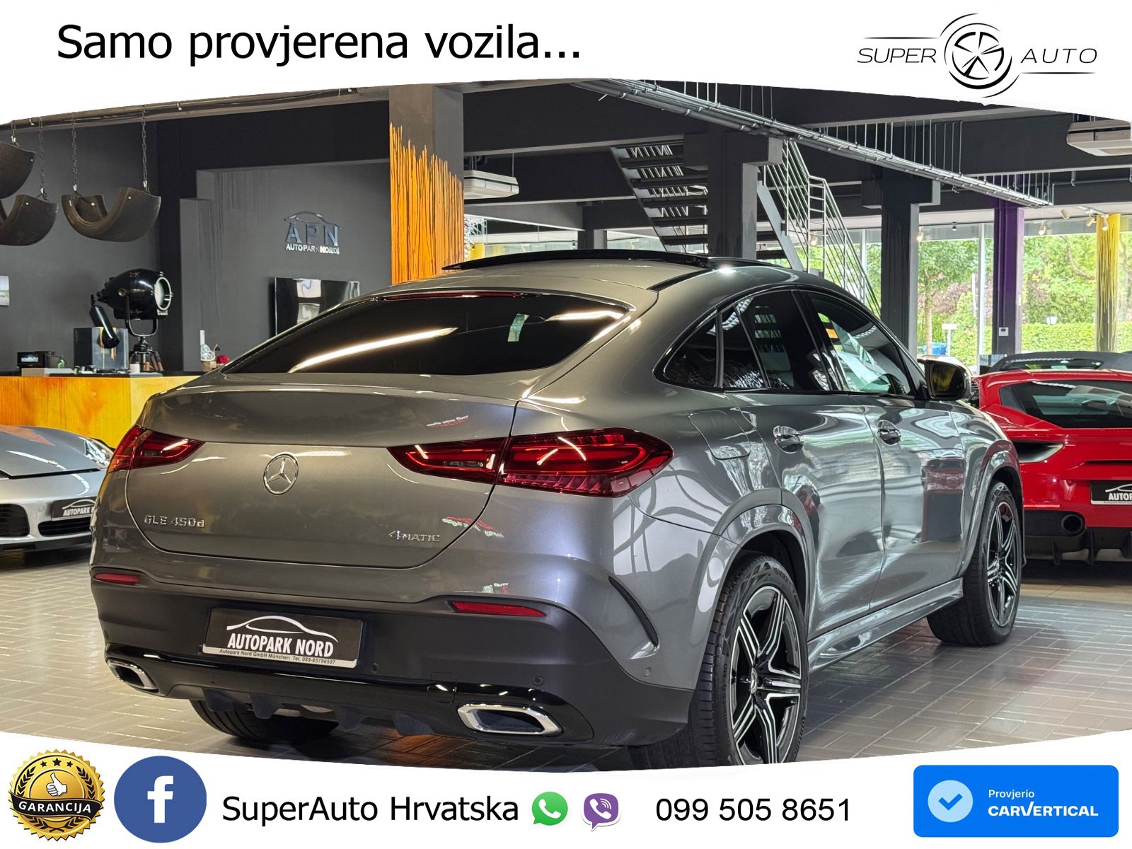 Mercedes GLE Coupe 450d (367 KS) EQ Boost 4MATIC 9G-TRONIC AMG LED+GR SJED+ACC