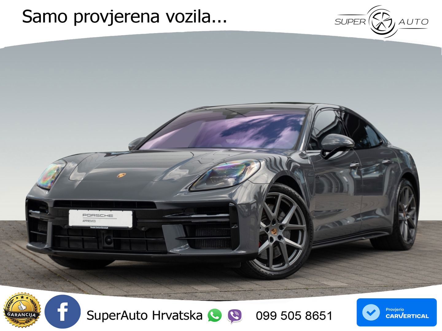 Porsche Panamera 4S 2.9 V6 (544 KS) E-Hybrid PDK ACC+HEAD+4xGR SJED+360+PANO