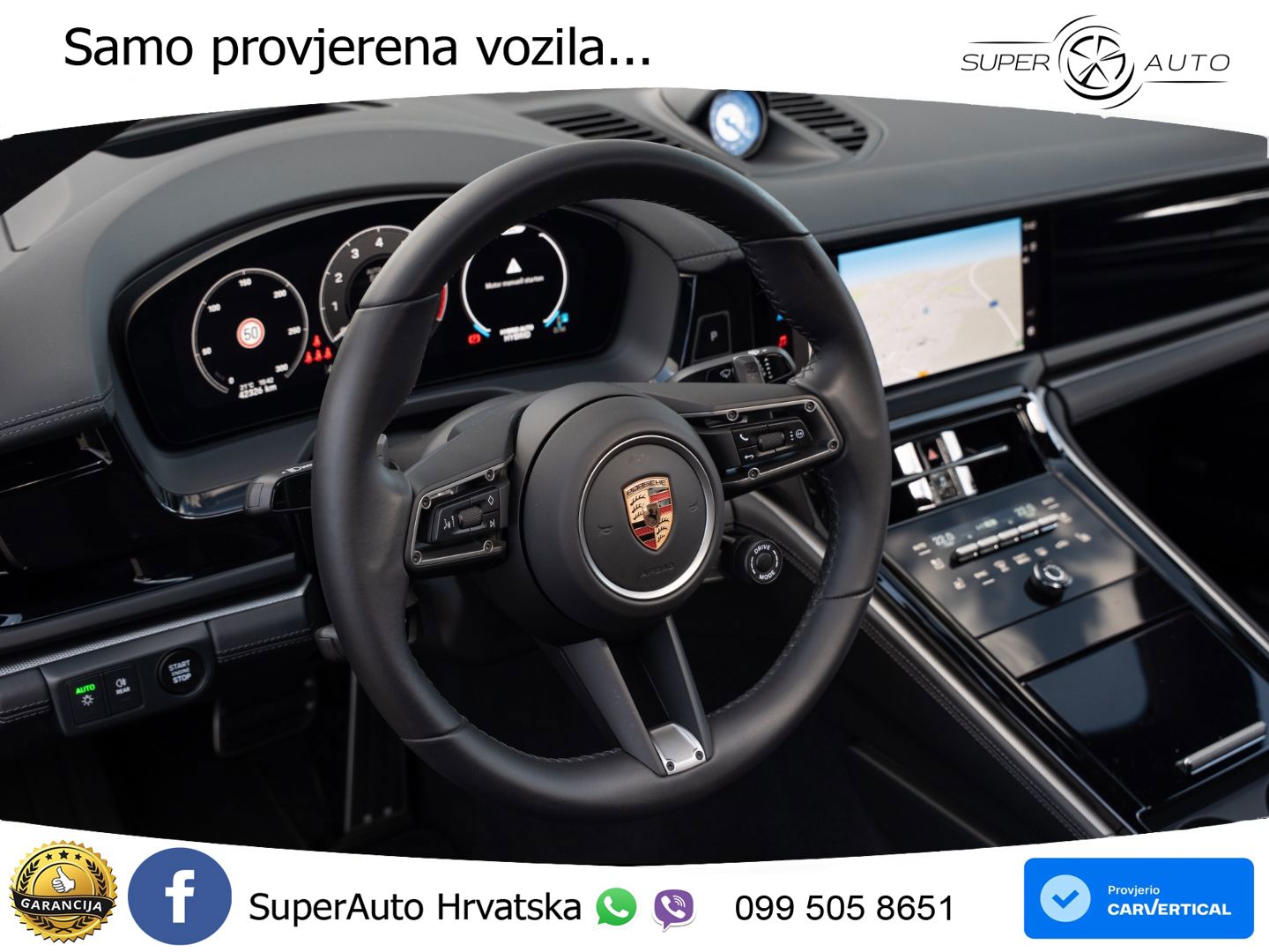 Porsche Panamera 4S 2.9 V6 (544 KS) E-Hybrid PDK ACC+HEAD+4xGR SJED+360+PANO