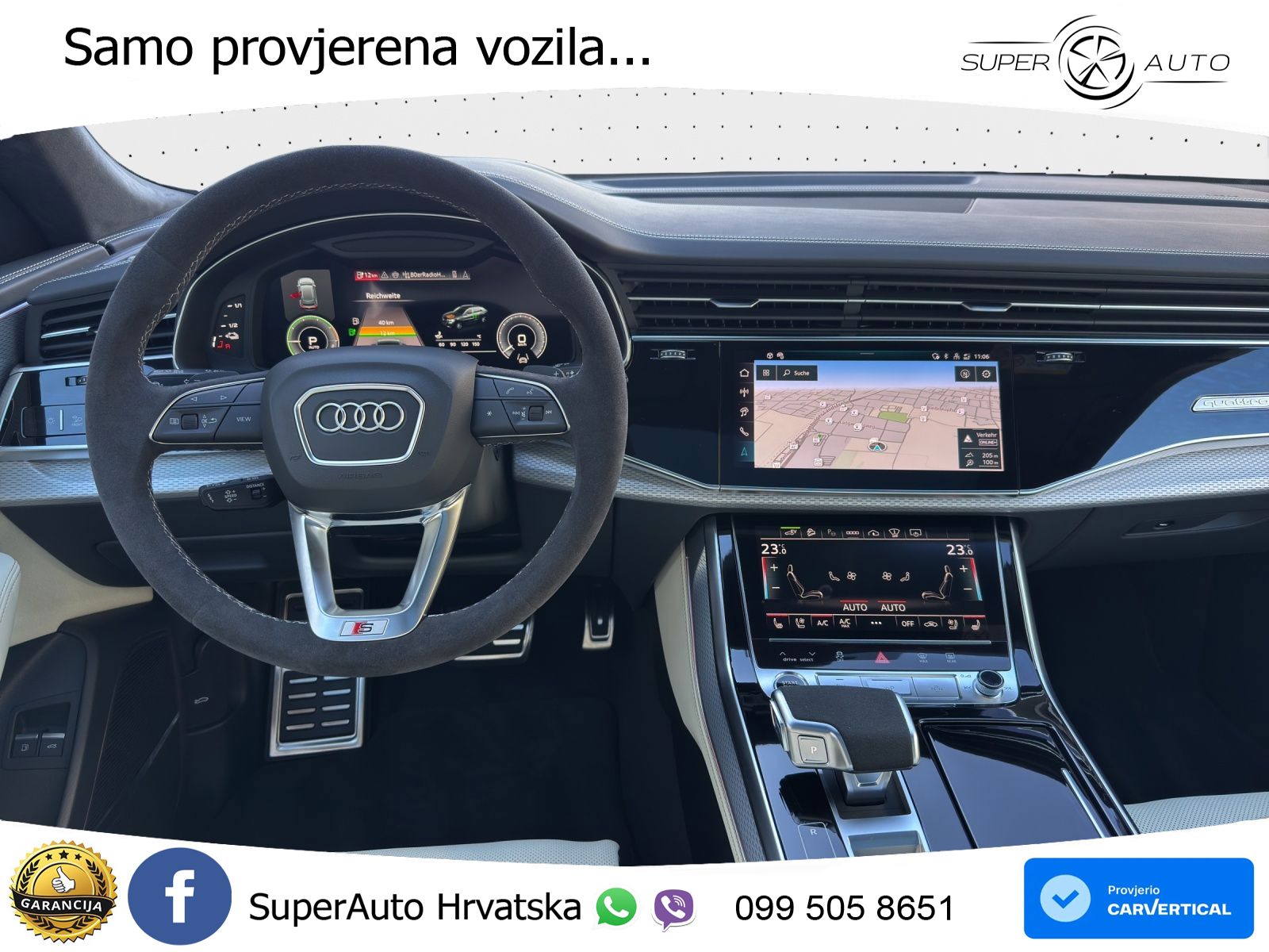 Audi Q8 60 TFSIe V6 (490 KS) quattro Tiptronic LED+GR SJED+ACC