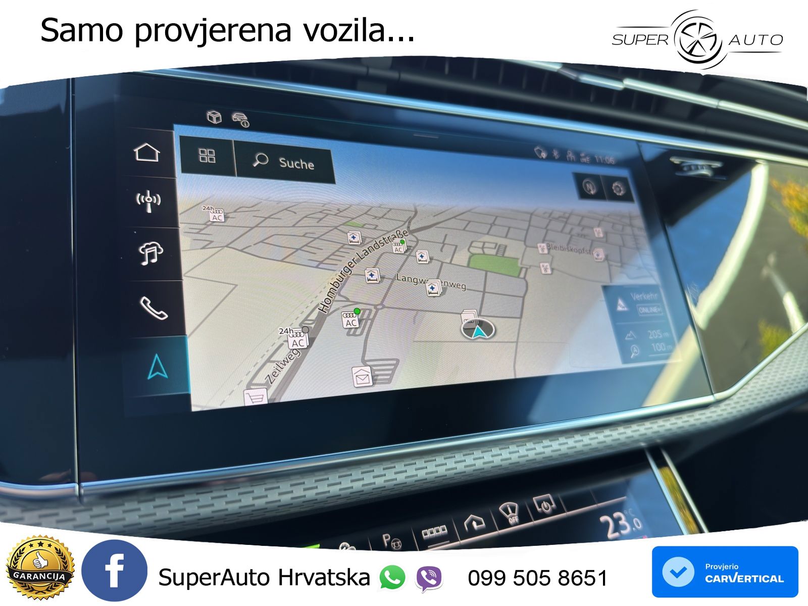 Audi Q8 60 TFSIe V6 (490 KS) quattro Tiptronic LED+GR SJED+ACC