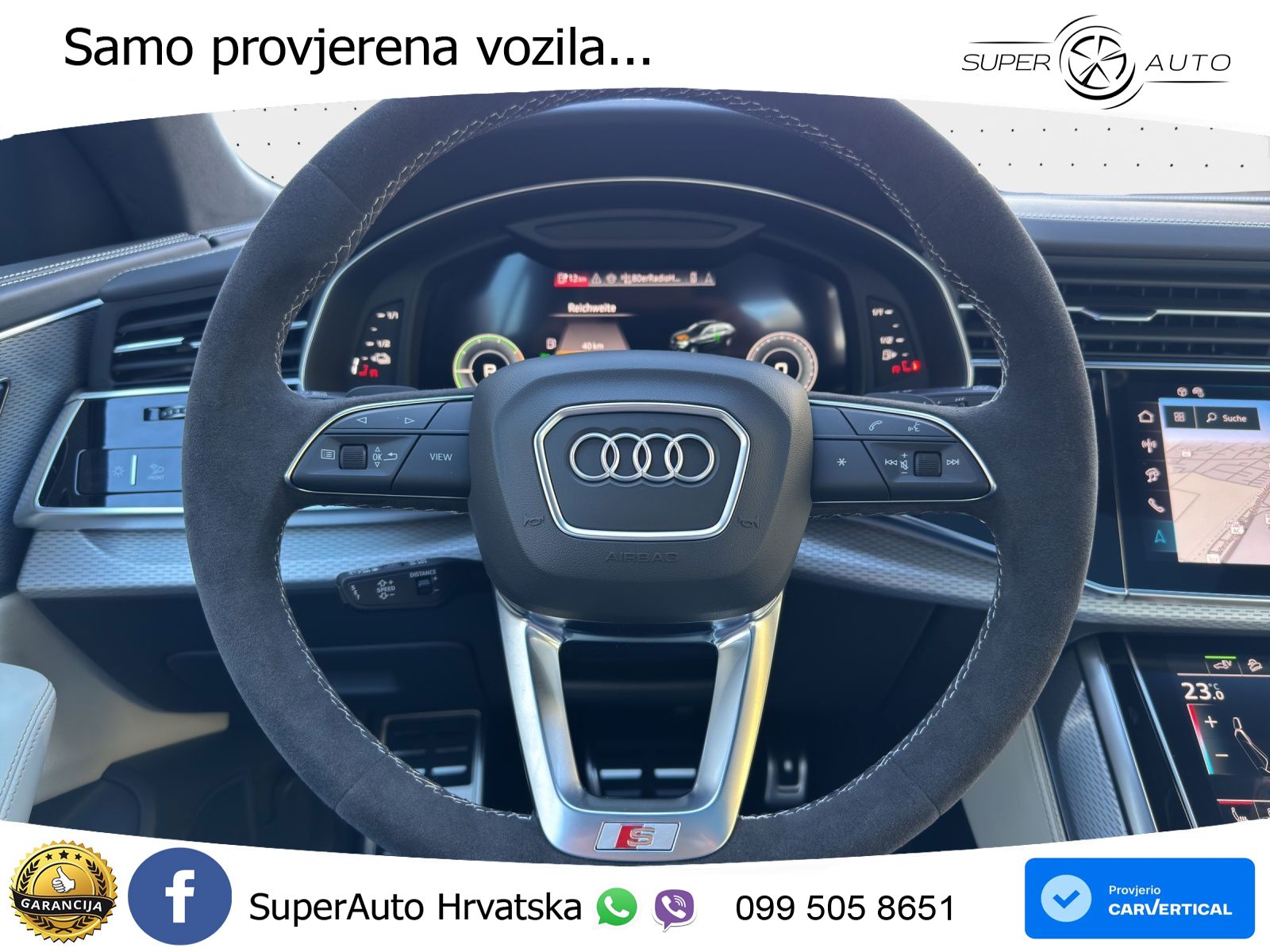 Audi Q8 60 TFSIe V6 (490 KS) quattro Tiptronic LED+GR SJED+ACC