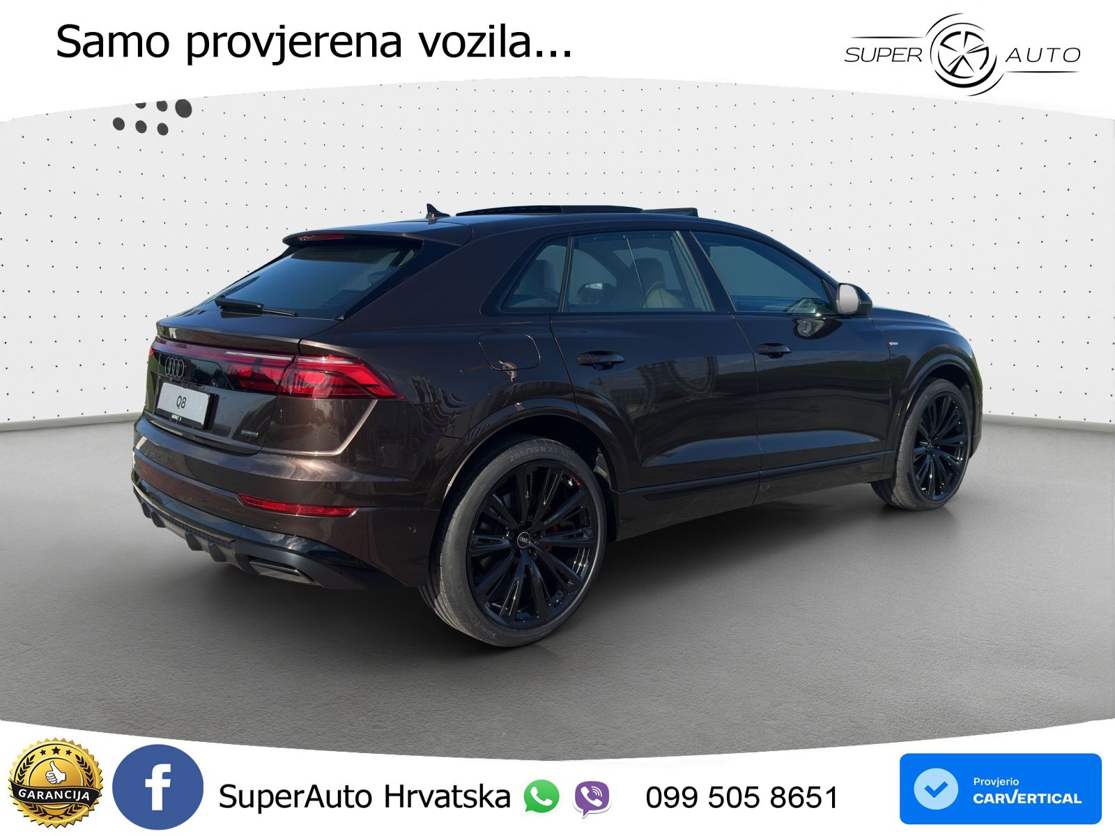 Audi Q8 60 TFSIe V6 (490 KS) quattro Tiptronic LED+GR SJED+ACC