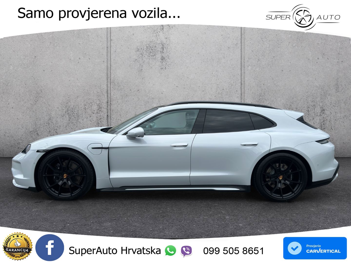 Porsche Taycan Sport Turismo 4S 105 kWh (598 KS)