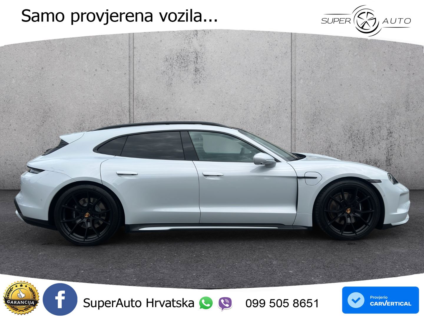 Porsche Taycan Sport Turismo 4S 105 kWh (598 KS)