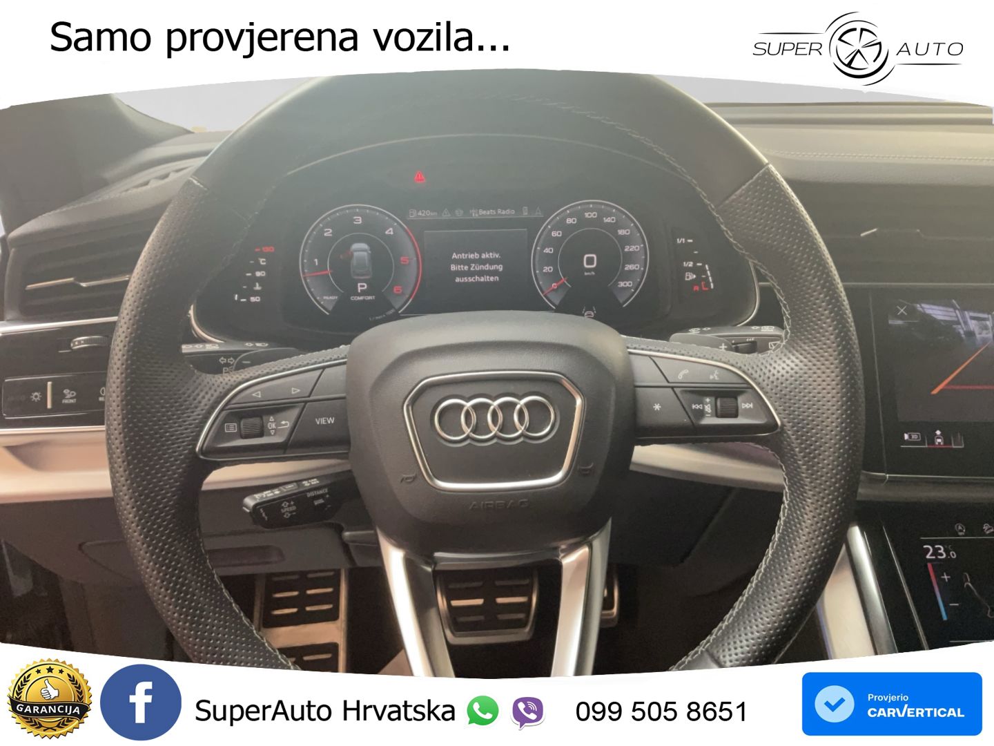 Audi Q8 50 TDI V6 (286 KS) quattro Tiptronic S line LED+GR SJED+ACC