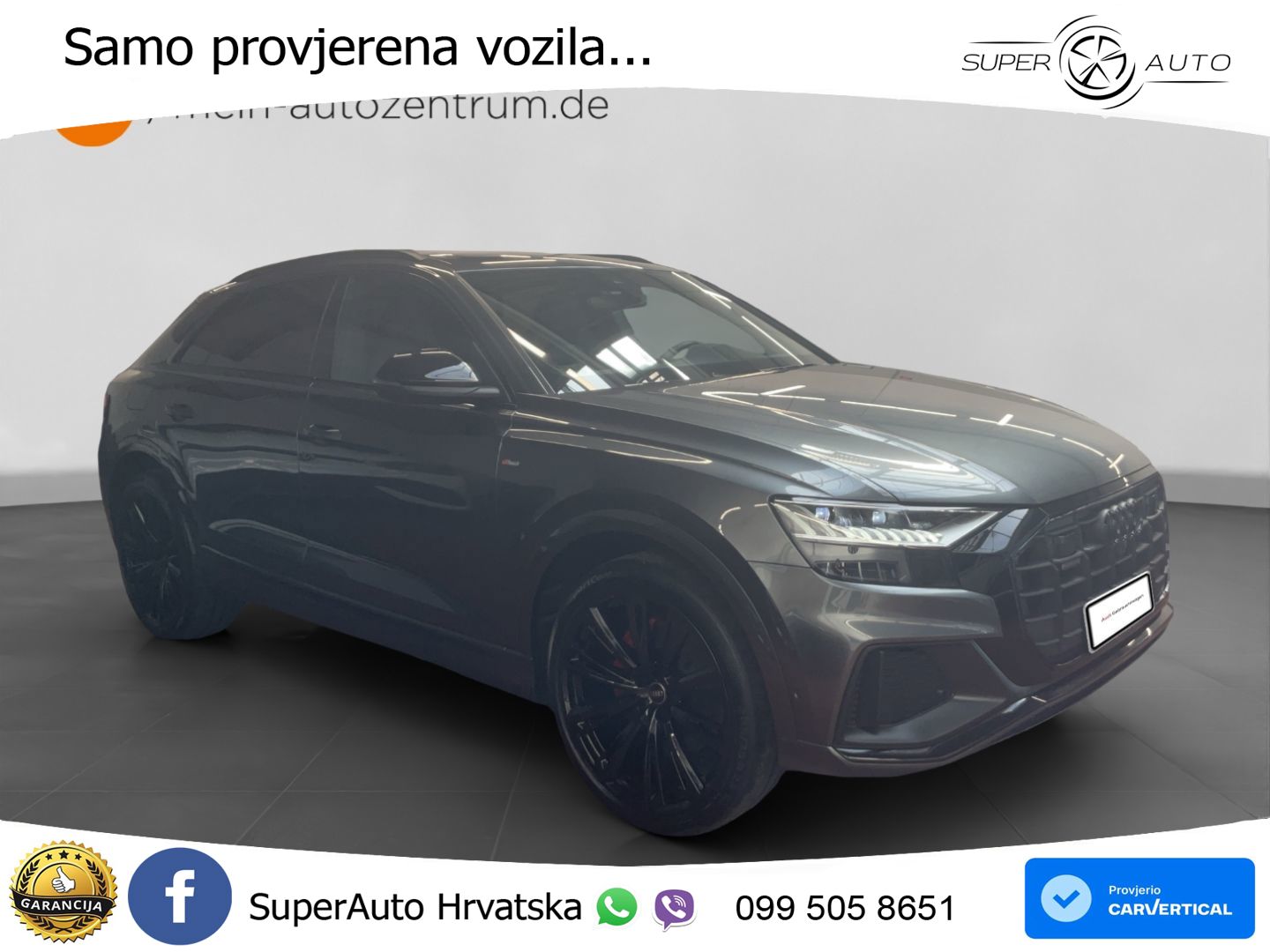 Audi Q8 50 TDI V6 (286 KS) quattro Tiptronic S line LED+GR SJED+ACC