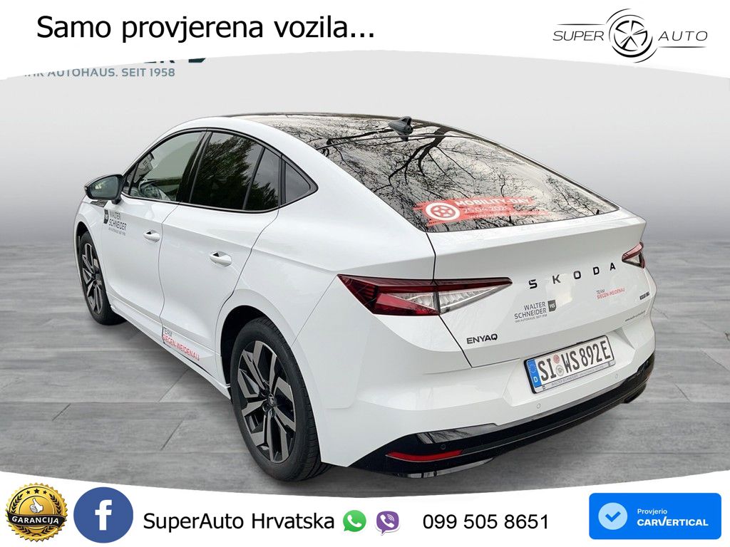 Škoda Enyaq Coupe 60 63 kWh (204 KS) SportLine LED+GR SJED+ACC