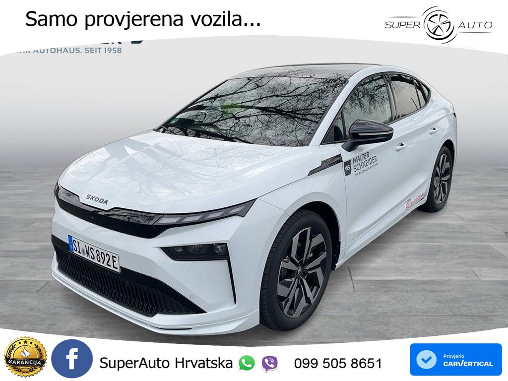 Škoda Enyaq Coupe 60 63 kWh (204 KS) SportLine LED+GR SJED+ACC