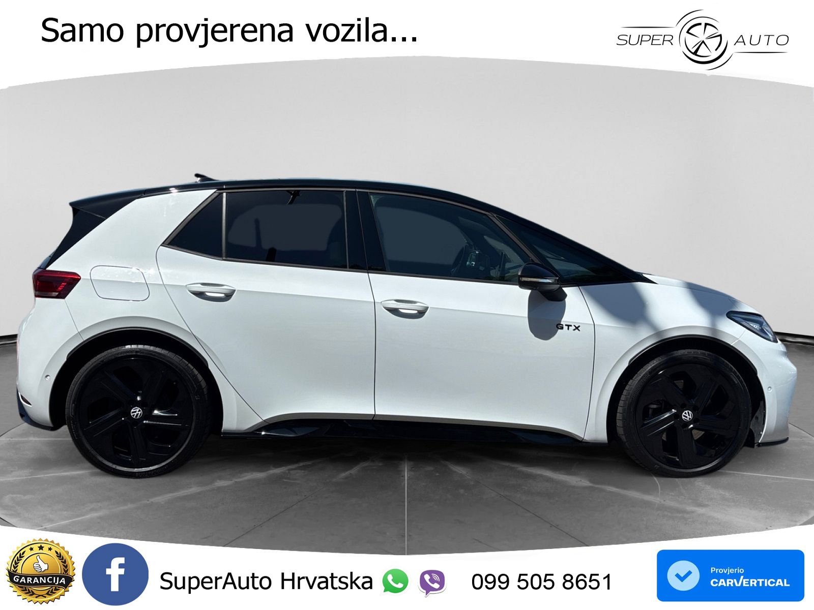 Volkswagen ID.3 GTX Performance 84 kWh (326 KS) LED+GR SJED+ACC
