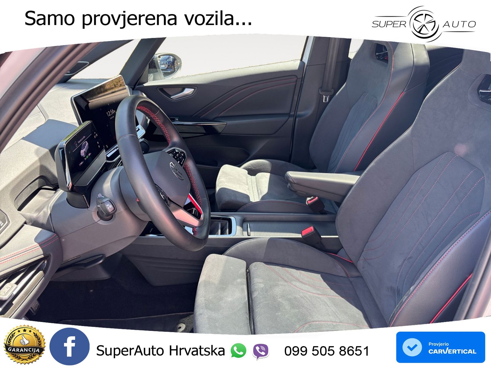 Volkswagen ID.3 GTX Performance 84 kWh (326 KS) LED+GR SJED+ACC