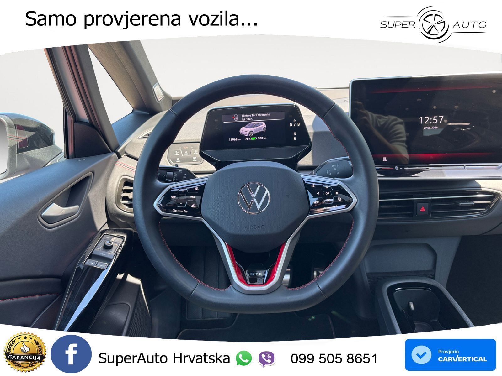Volkswagen ID.3 GTX Performance 84 kWh (326 KS) LED+GR SJED+ACC