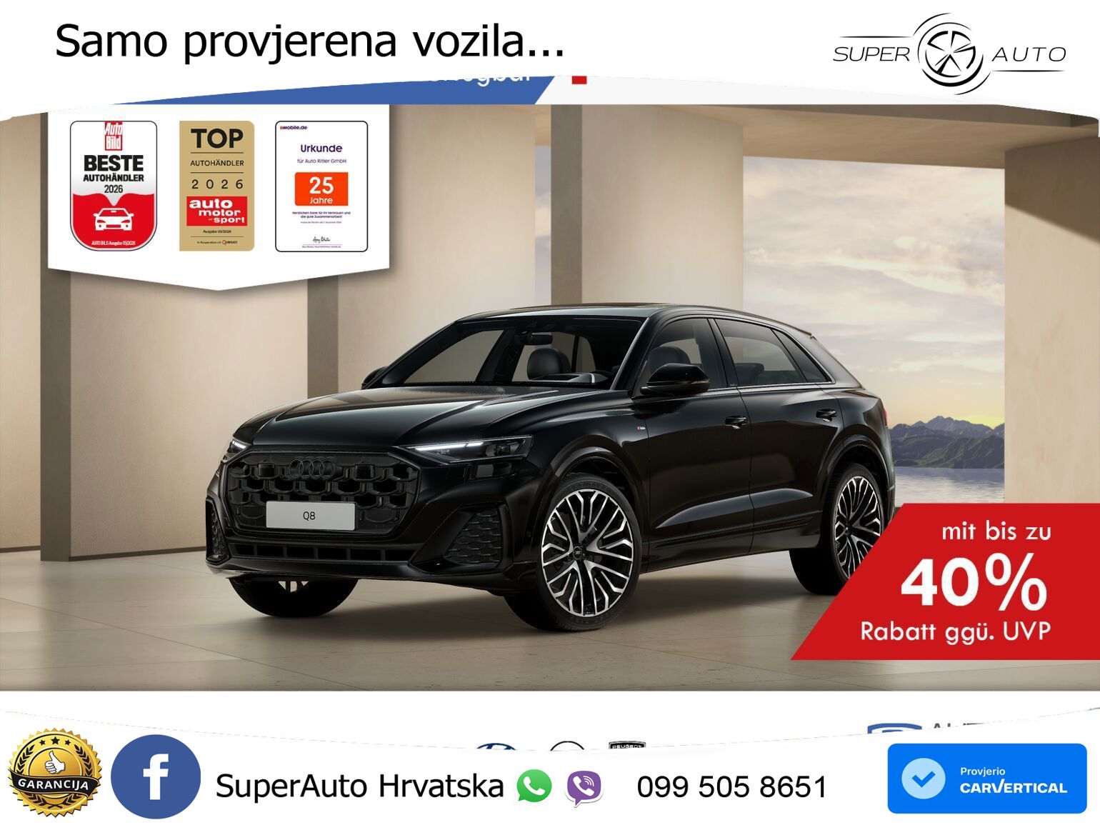 Audi Q8 50 TDI V6 (286 KS) quattro Tiptronic S line