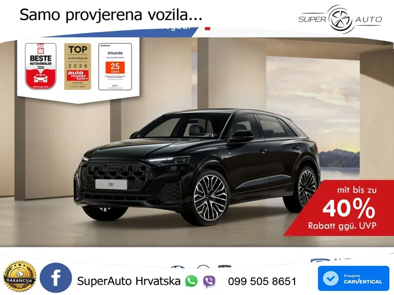 Audi Q8 50 TDI V6 (286 KS) quattro Tiptronic S line