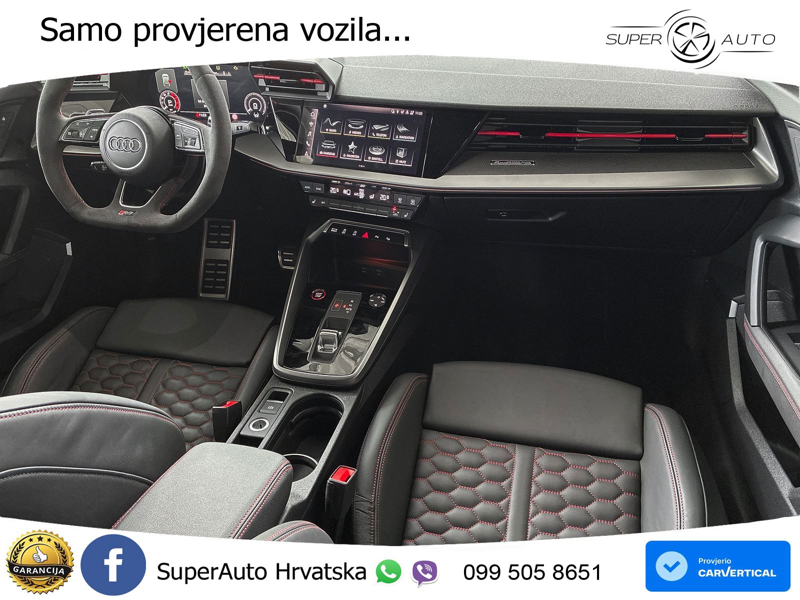 Audi RS3 Sportback 2.5 TFSI (400 KS) quattro S tronic