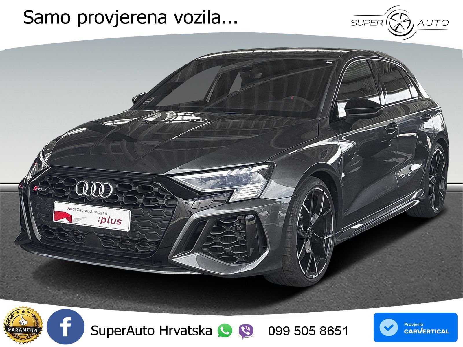 Audi RS3 Sportback 2.5 TFSI (400 KS) quattro S tronic