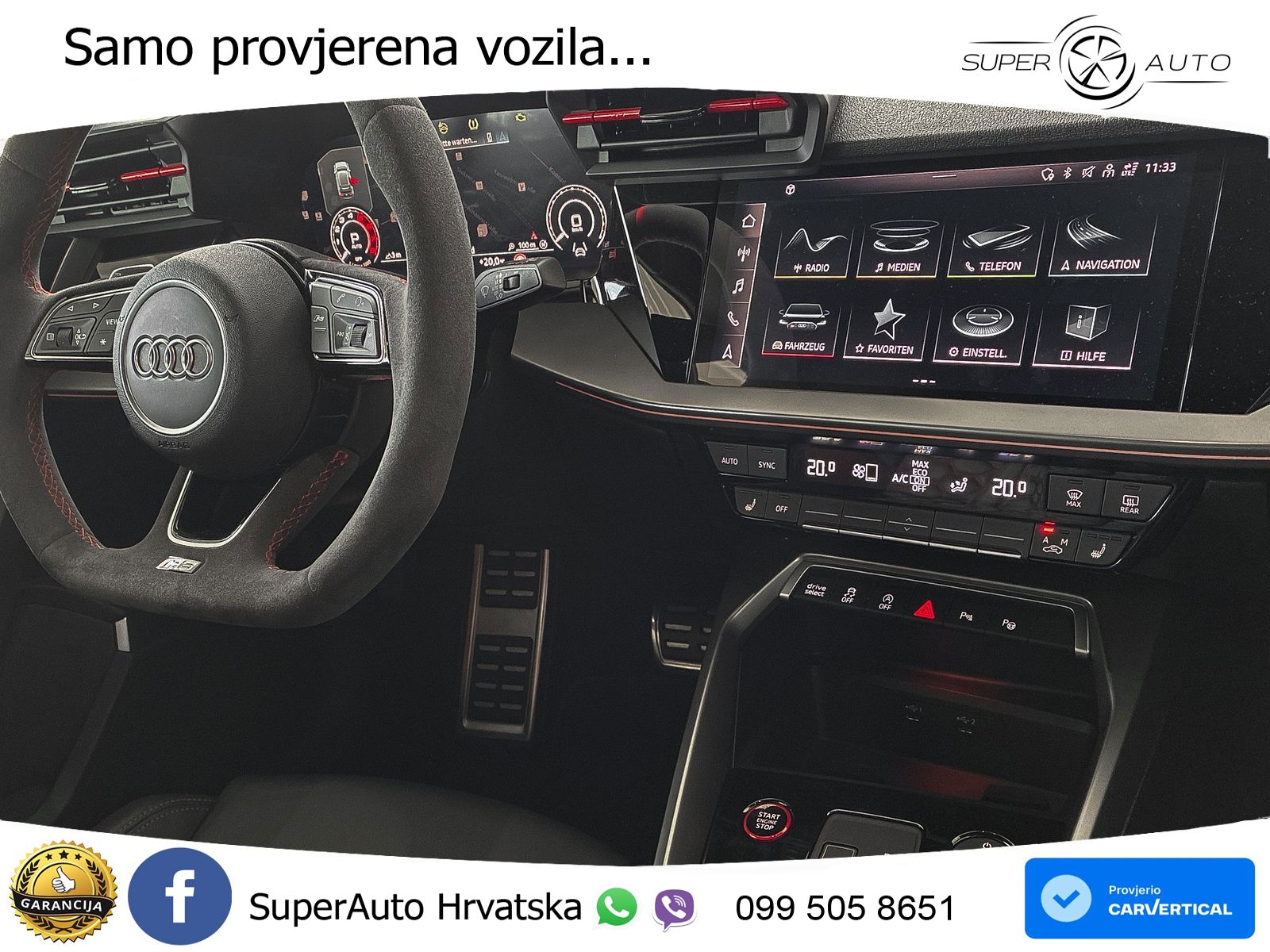 Audi RS3 Sportback 2.5 TFSI (400 KS) quattro S tronic