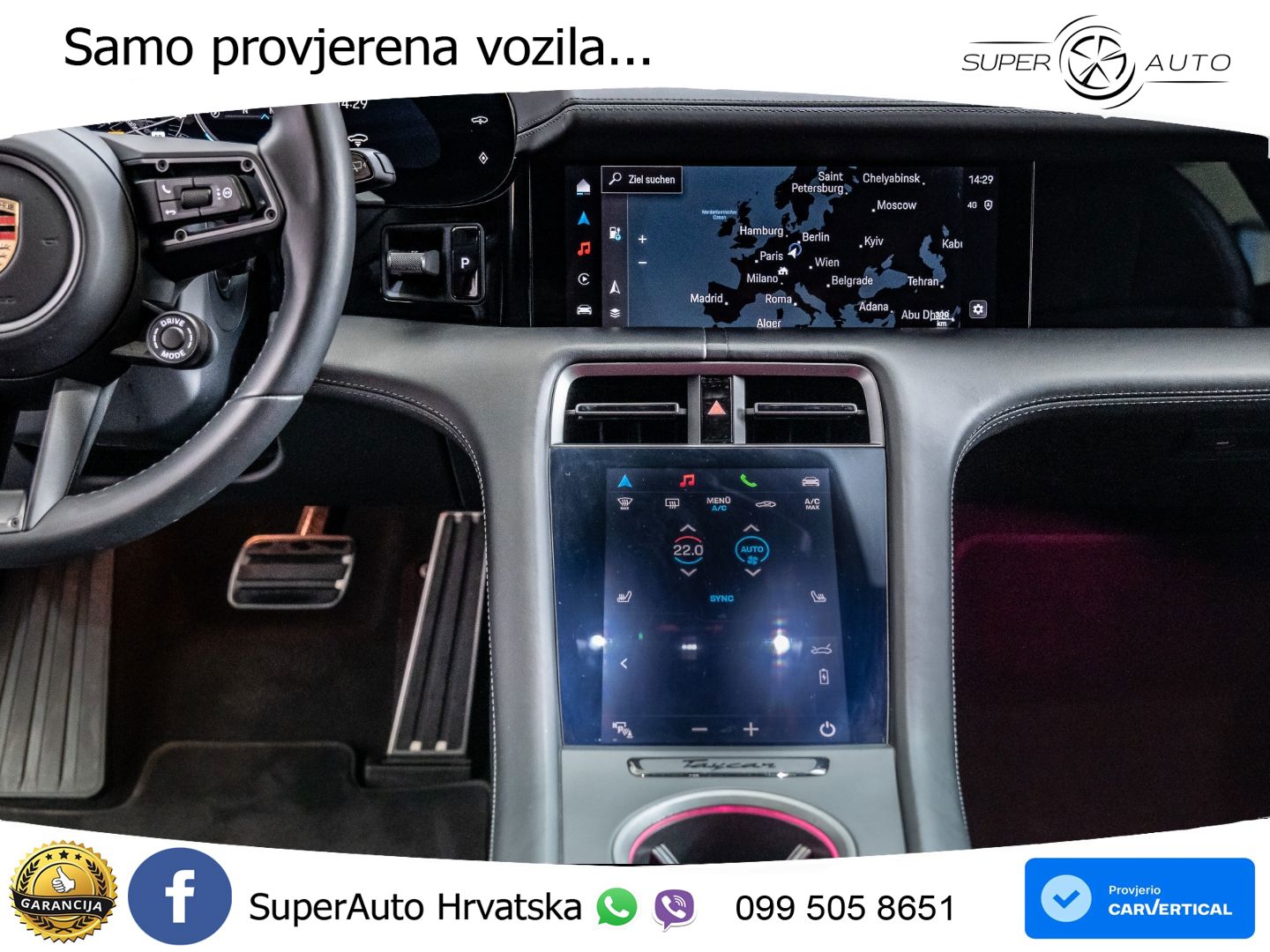 Porsche Taycan Sport Turismo 4S 105 kWh (598 KS)