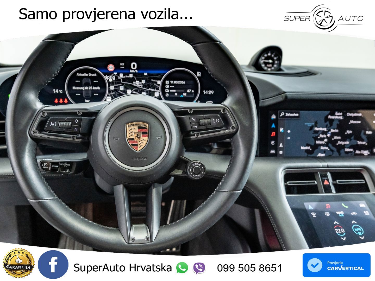 Porsche Taycan Sport Turismo 4S 105 kWh (598 KS)
