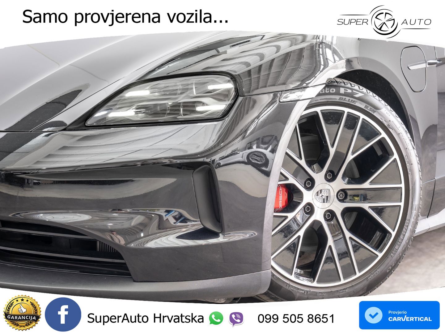 Porsche Taycan Sport Turismo 4S 105 kWh (598 KS)
