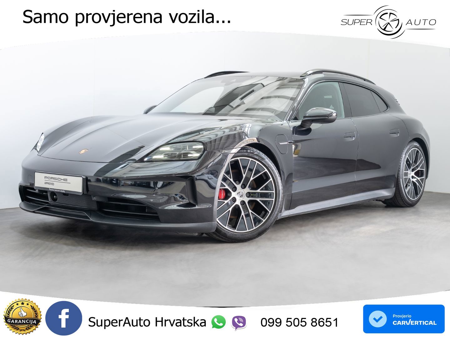 Porsche Taycan Sport Turismo 4S 105 kWh (598 KS)