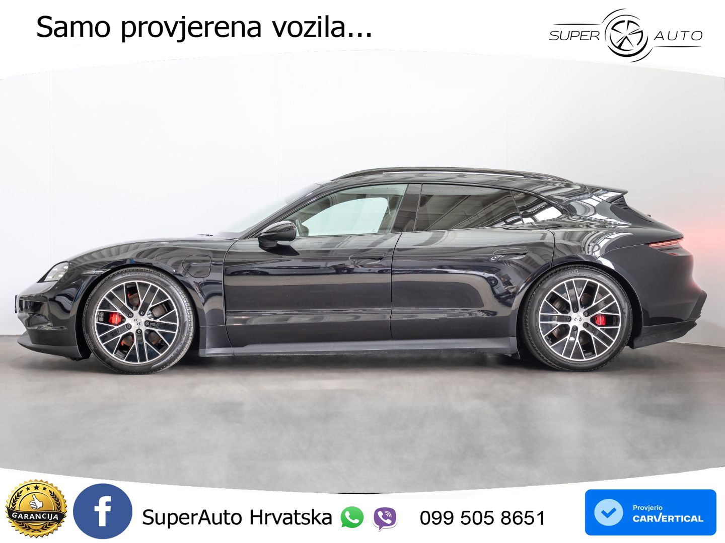 Porsche Taycan Sport Turismo 4S 105 kWh (598 KS)