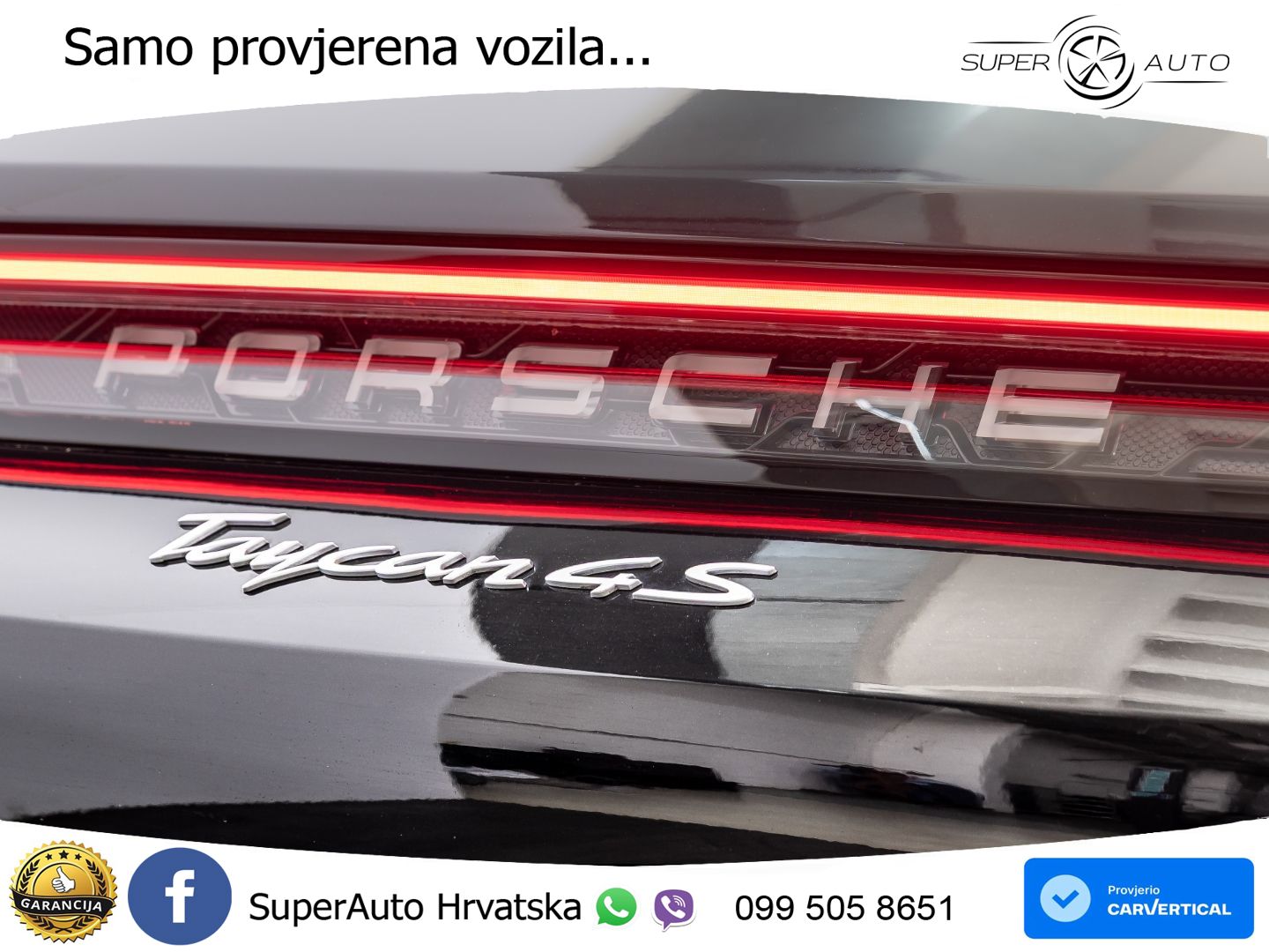 Porsche Taycan Sport Turismo 4S 105 kWh (598 KS)