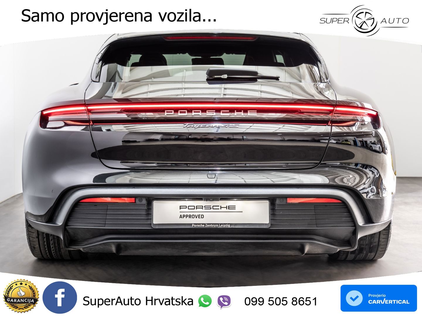 Porsche Taycan Sport Turismo 4S 105 kWh (598 KS)