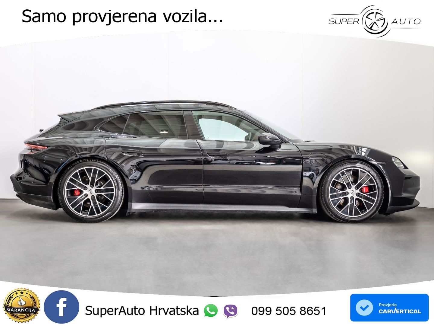 Porsche Taycan Sport Turismo 4S 105 kWh (598 KS)
