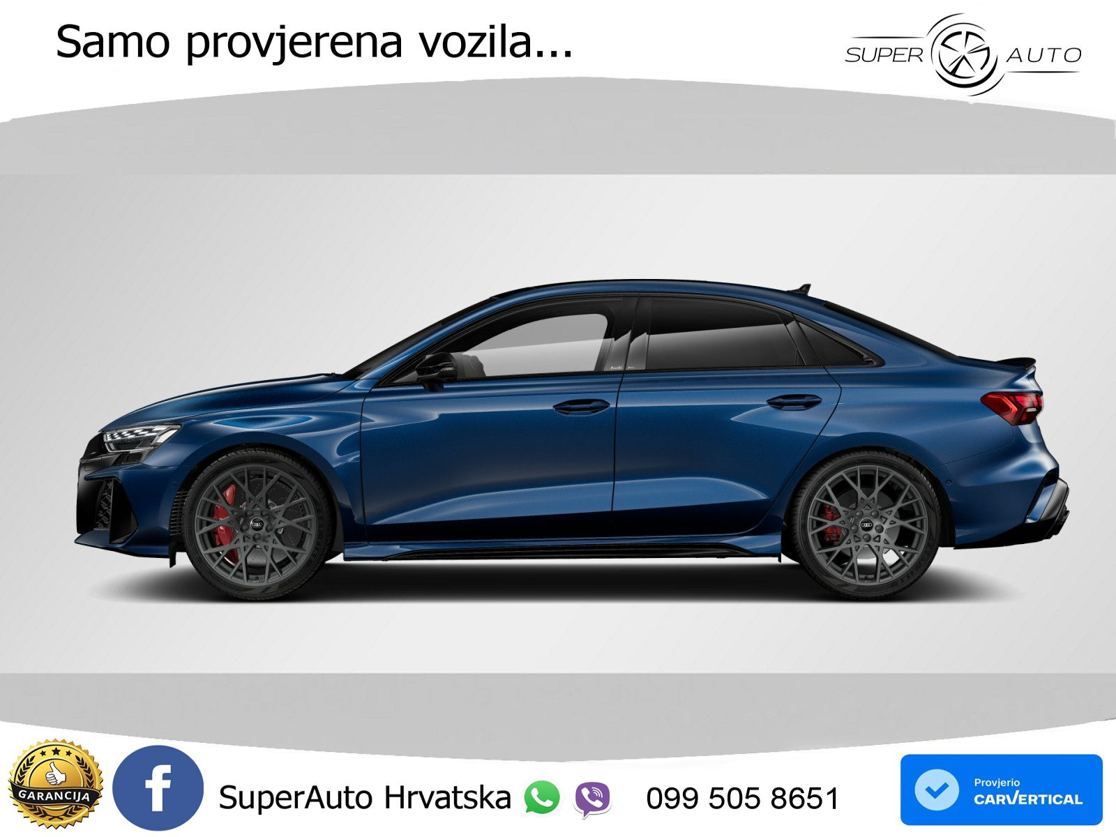 Audi RS3 Sedan 2.5 TFSI (400 KS) quattro S tronic LED+GR SJED+ACC