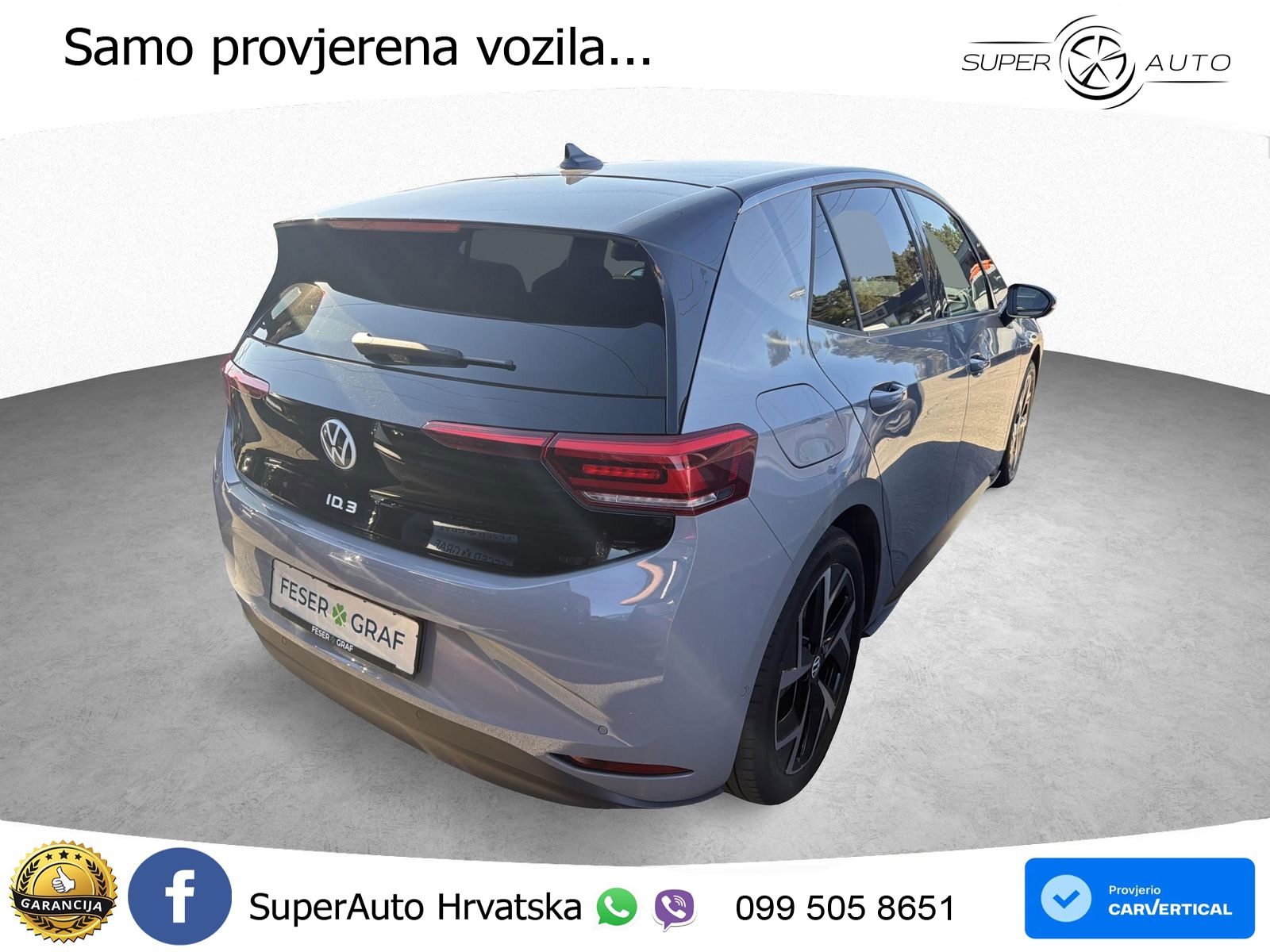 Volkswagen ID.3 Pro 62 kWh (204 KS) LED+GR SJED+ACC
