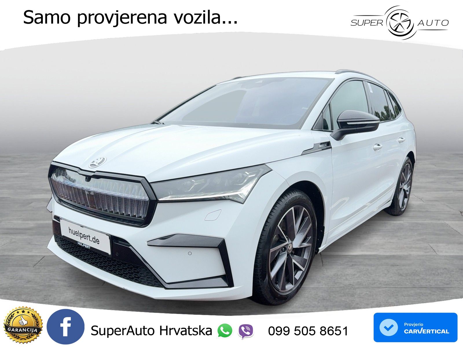 Škoda Enyaq iV 80 82 kWh (204 KS) SportLine LED+GR SJED+ACC