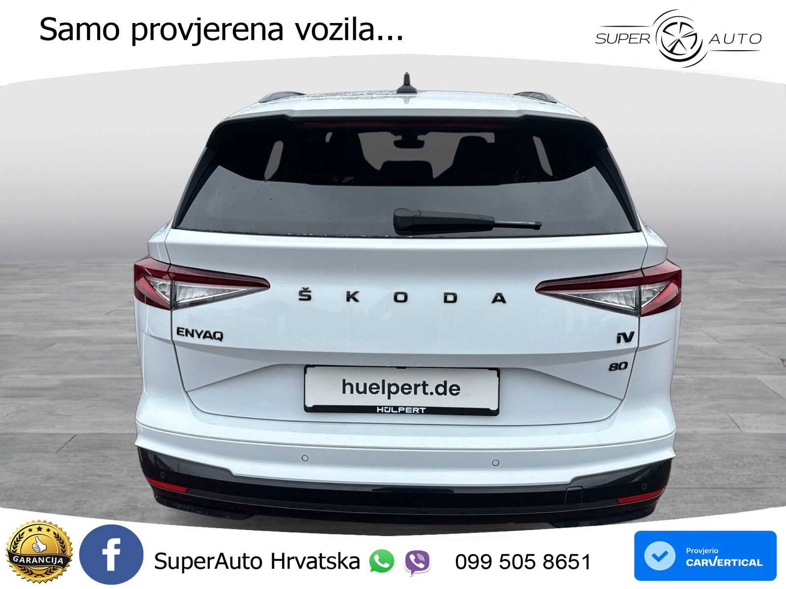 Škoda Enyaq iV 80 82 kWh (204 KS) SportLine LED+GR SJED+ACC